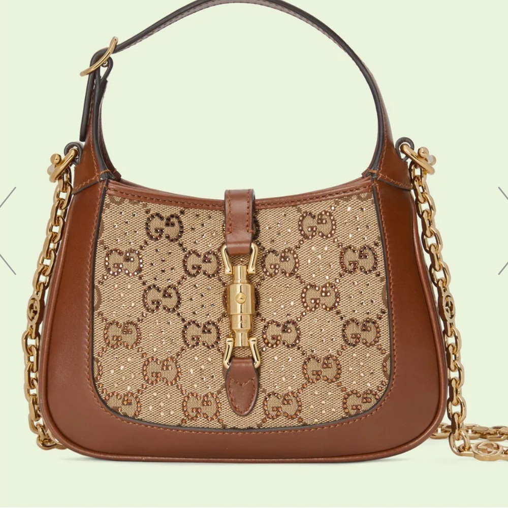 JACKIE 1961 CRYSTAL GG MINI SHOULDER BAG
